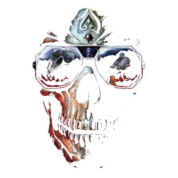 cymk skull black background only Thumbnail