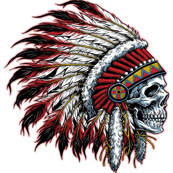 indian skull red glow Thumbnail