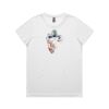 4001A Women's Maple Active Tee Thumbnail