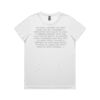 4001A Women's Maple Active Tee Thumbnail