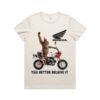 4610 Women's Maple Active Blend Tee Thumbnail