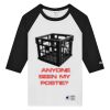 T137 Adult Raglan Baseball T-Shirt Thumbnail